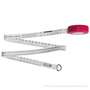 2.5m livestock weight pig cow measuring tape